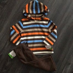 Jumping Beans faux fleece set